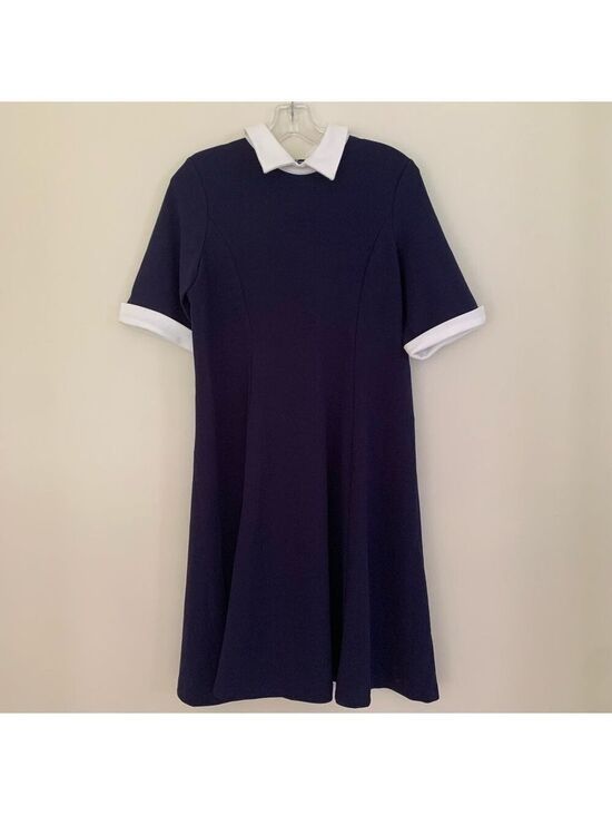 Dresses & Skirts - ODCOCD Navy Blue with White Collar and Cuffs